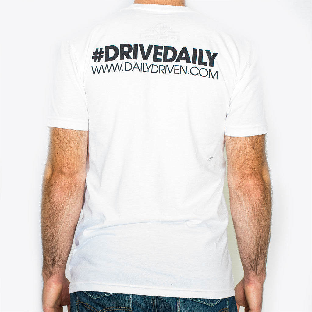 DailyDriven #ALWAYSMOVINGFORWARD T-Shirt White