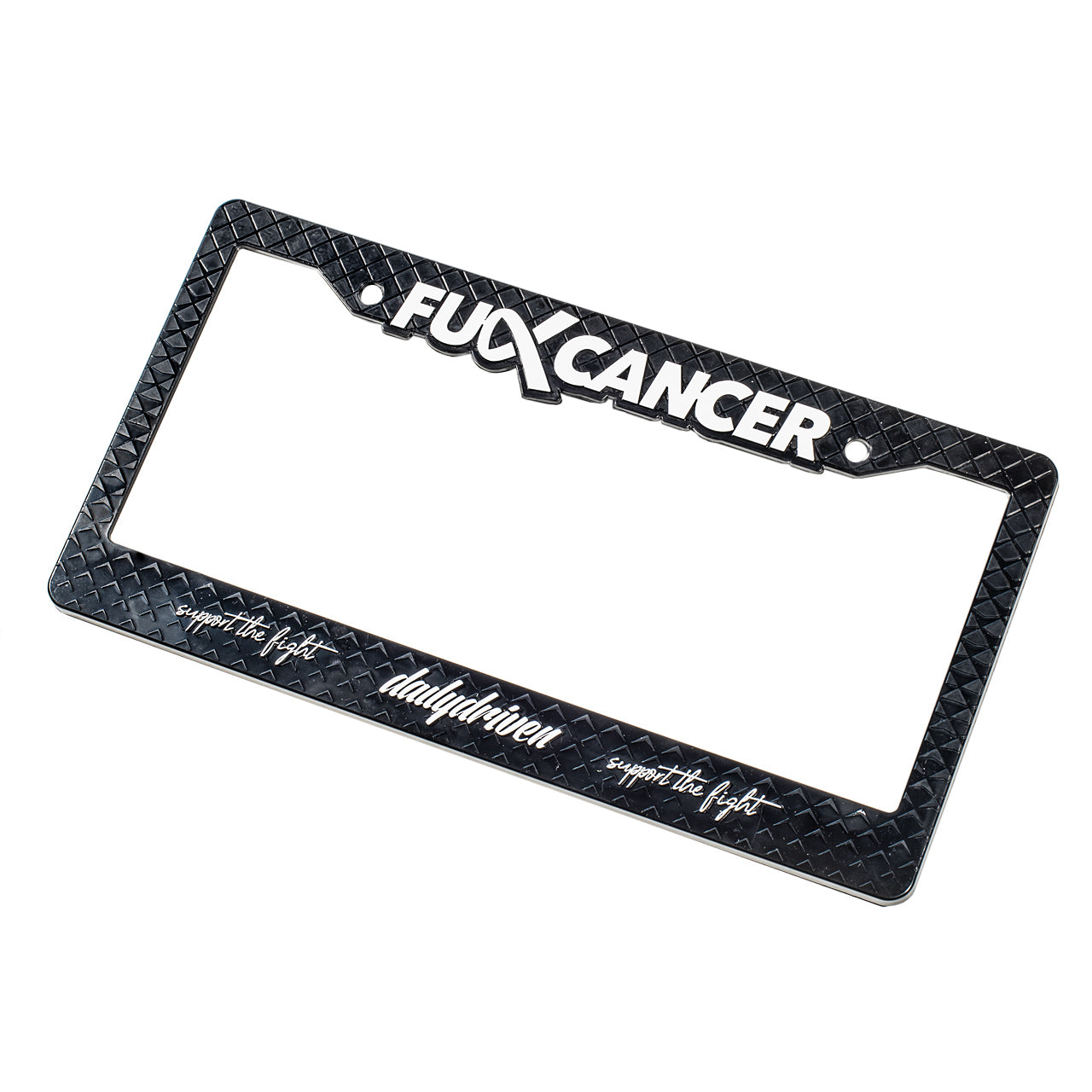 DailyDriven Fuck Cancer License Plate Frame