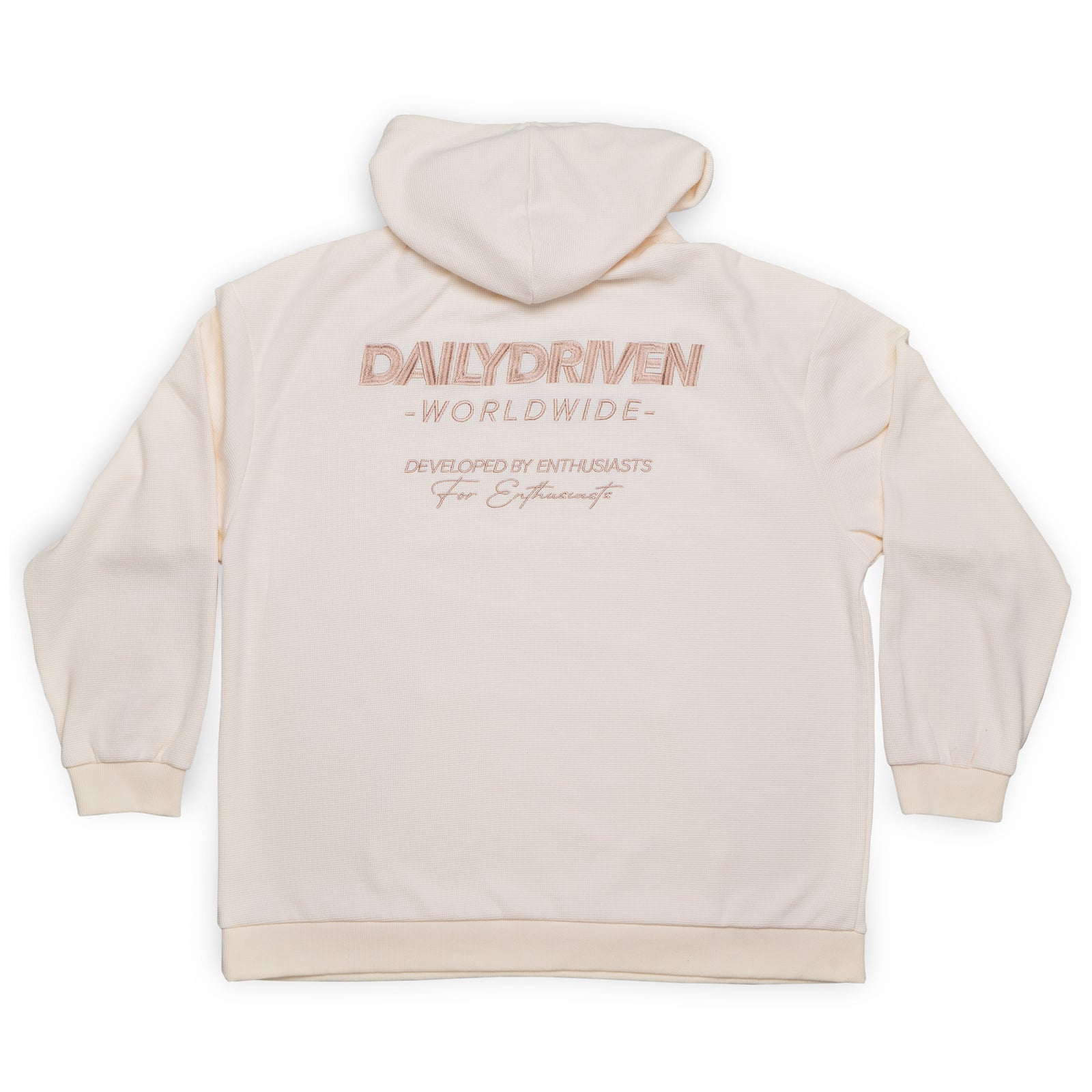 DailyDriven "The Boyfriend" Waffle Cream Hoodie
