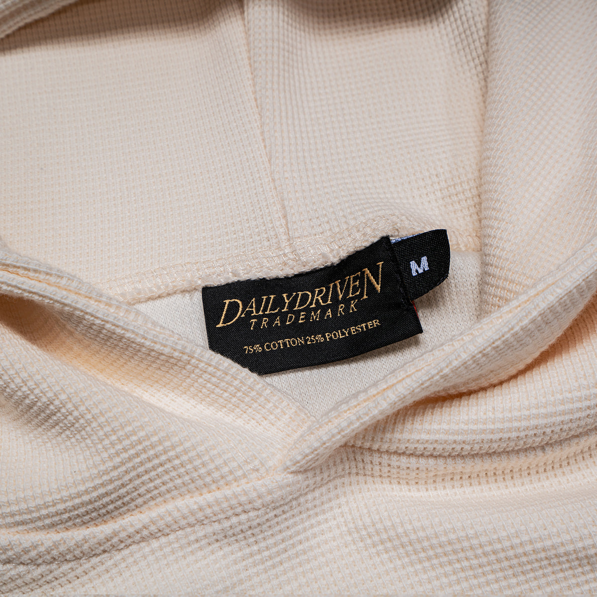 DailyDriven "The Boyfriend" Waffle Cream Hoodie