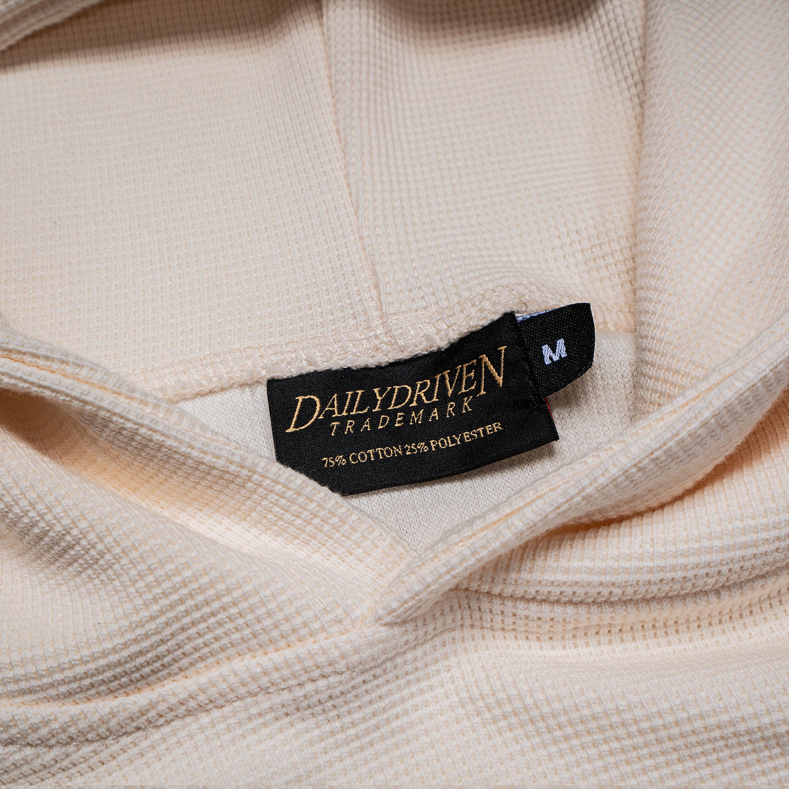 DailyDriven "The Boyfriend" Waffle Cream Hoodie
