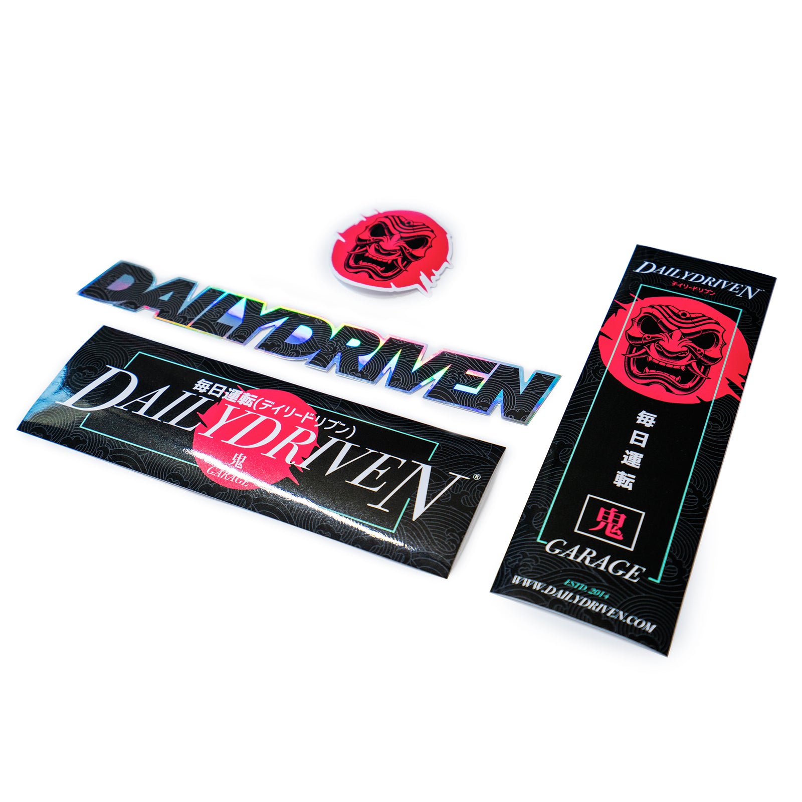 DailyDriven Demon Garage Sticker Pack