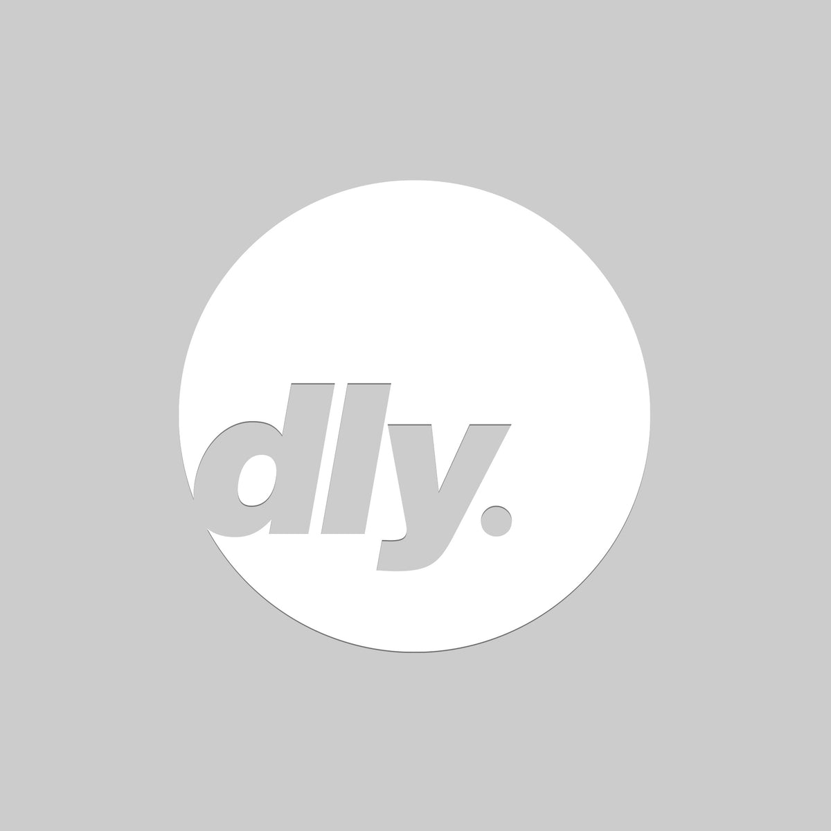 DailyDriven DLY Round 3" Die Cut Sticker