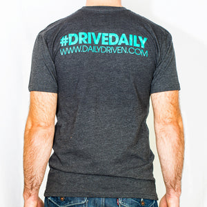 DailyDriven #ALWAYSMOVINGFORWARD T-Shirt Charcoal
