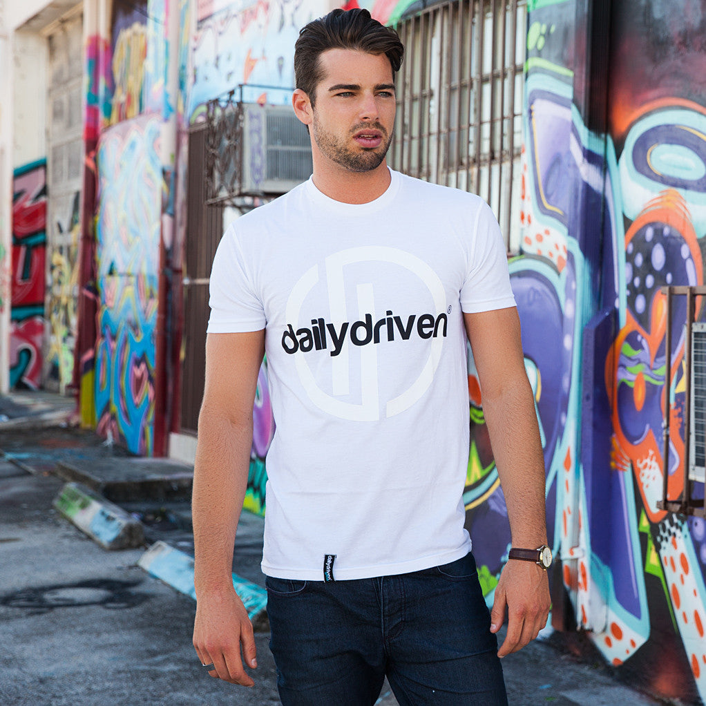 DailyDriven Double Logo T-Shirt - White