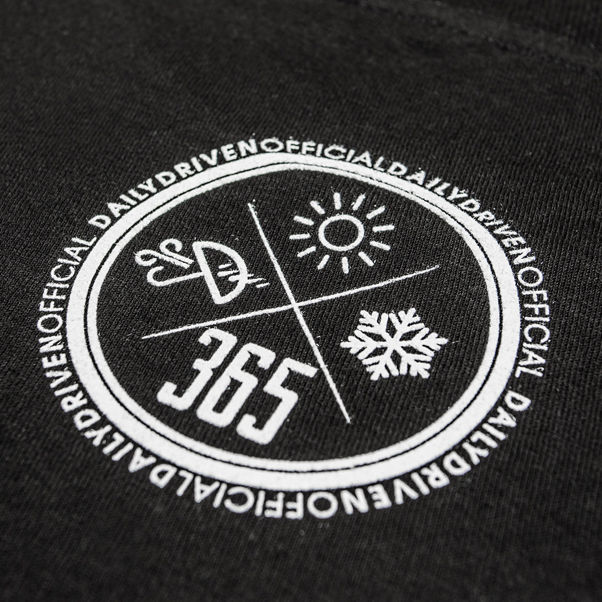 DailyDriven Heartbeat Chicago Black T-Shirt