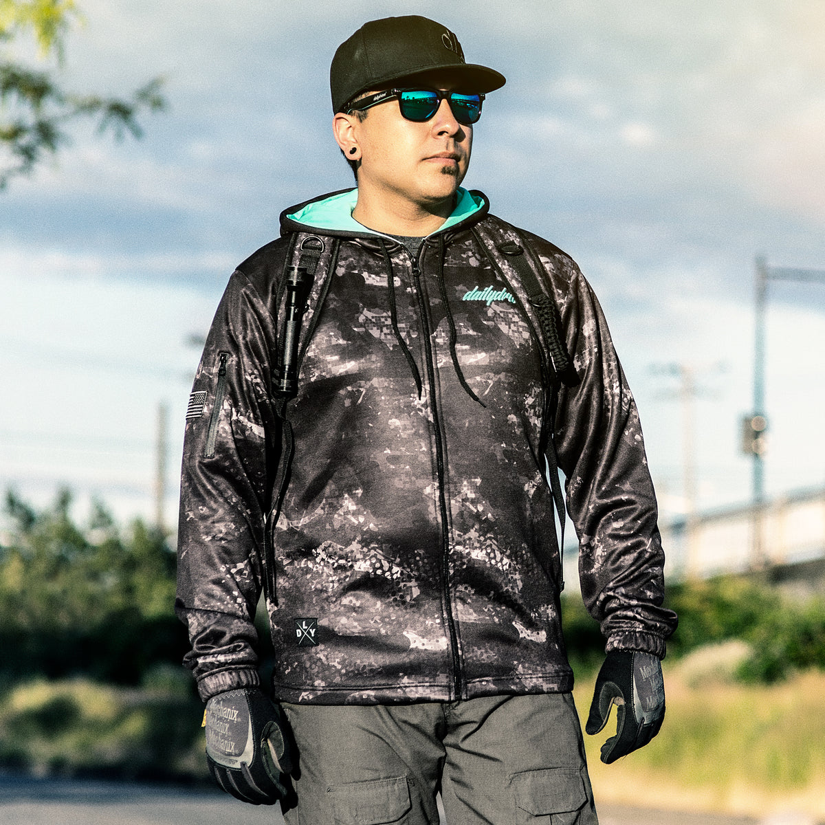 DailyDriven Urban Digital Disrupt Tactical Style Soft Jacket