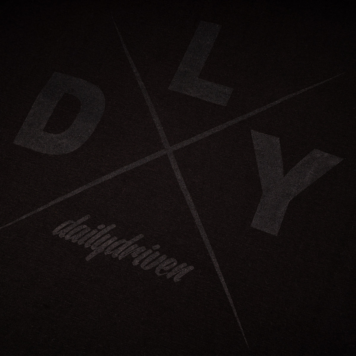 DailyDriven DLY X Relaunch Black on Black T-Shirt
