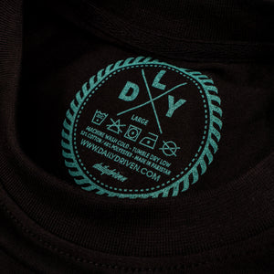 DailyDriven DLY X Relaunch Black on Black T-Shirt