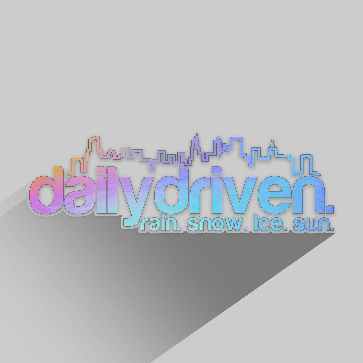 DailyDriven Chicago 8&quot; Sticker
