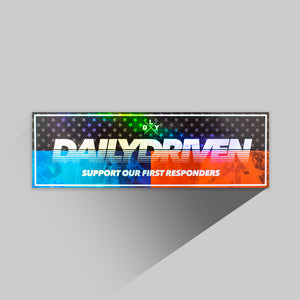 DailyDriven First Responders Charity Sticker