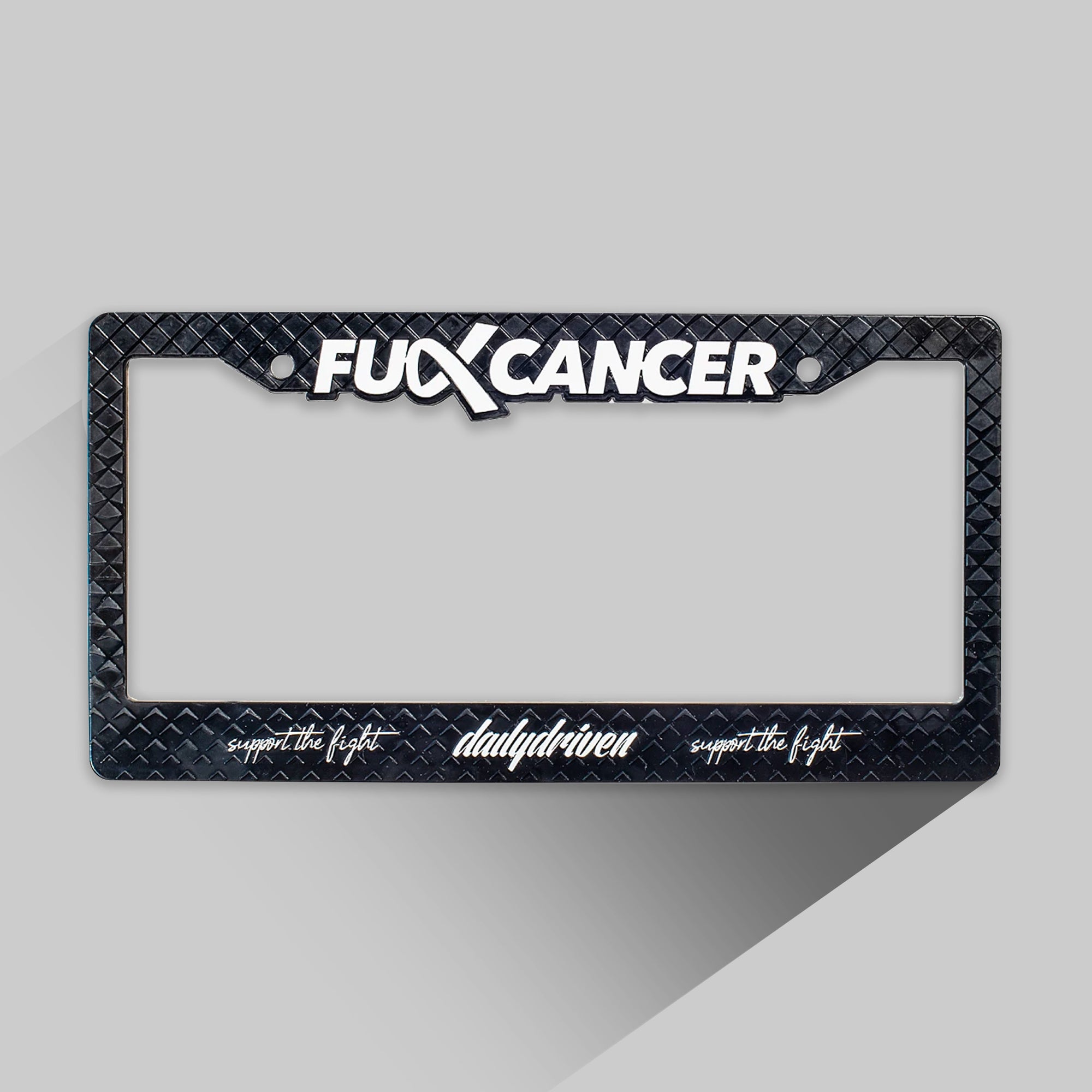 DailyDriven Fuck Cancer License Plate Frame