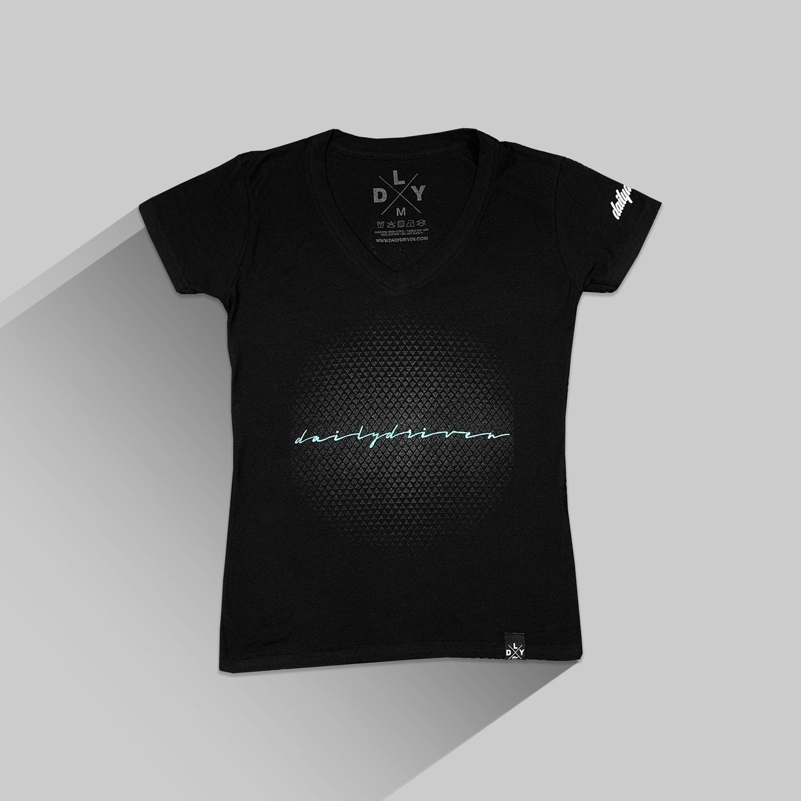 DailyDriven Heartbeat Womens V-Neck T-Shirt