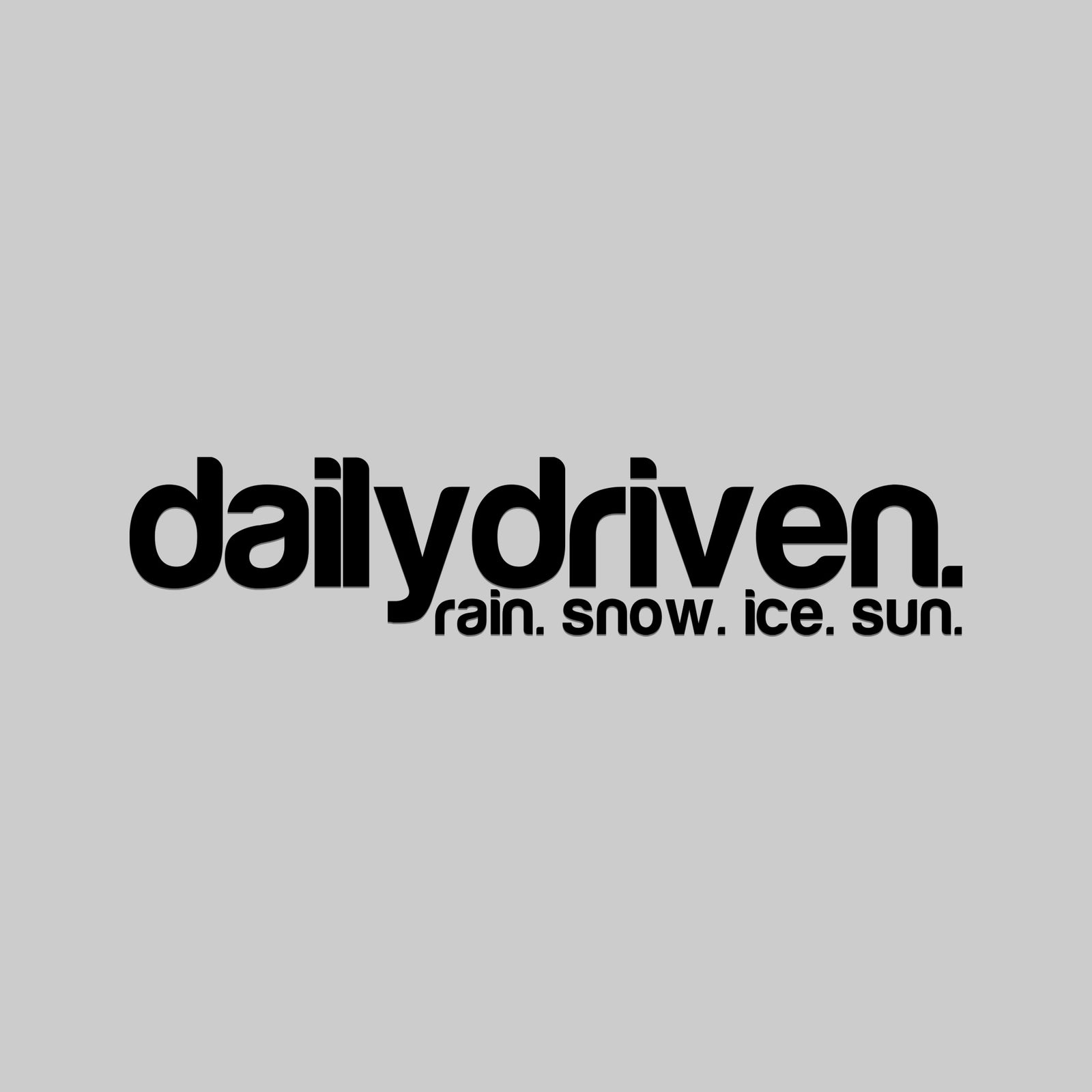 DailyDriven 8" Weather Die Cut Sticker