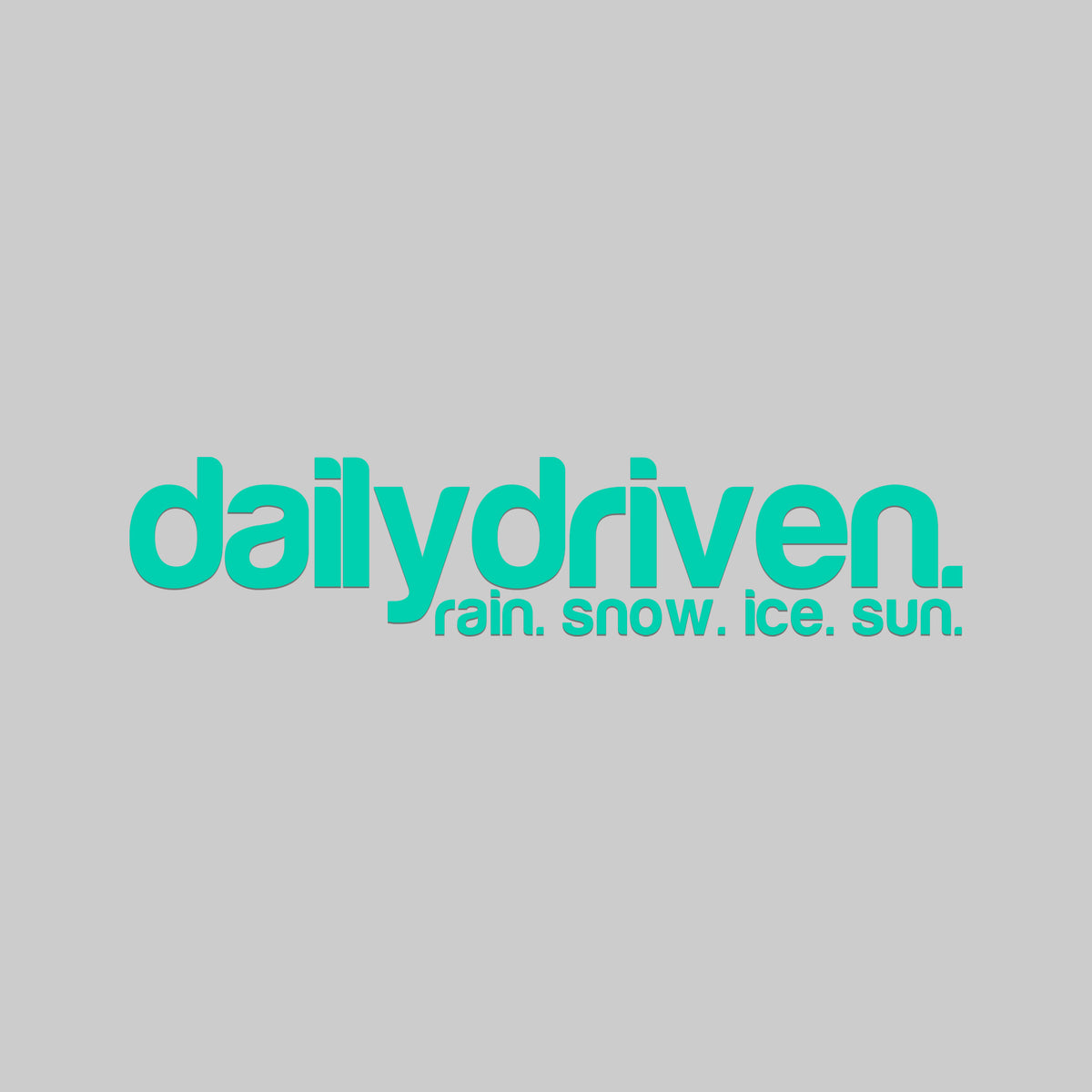 DailyDriven 8" Weather Die Cut Sticker