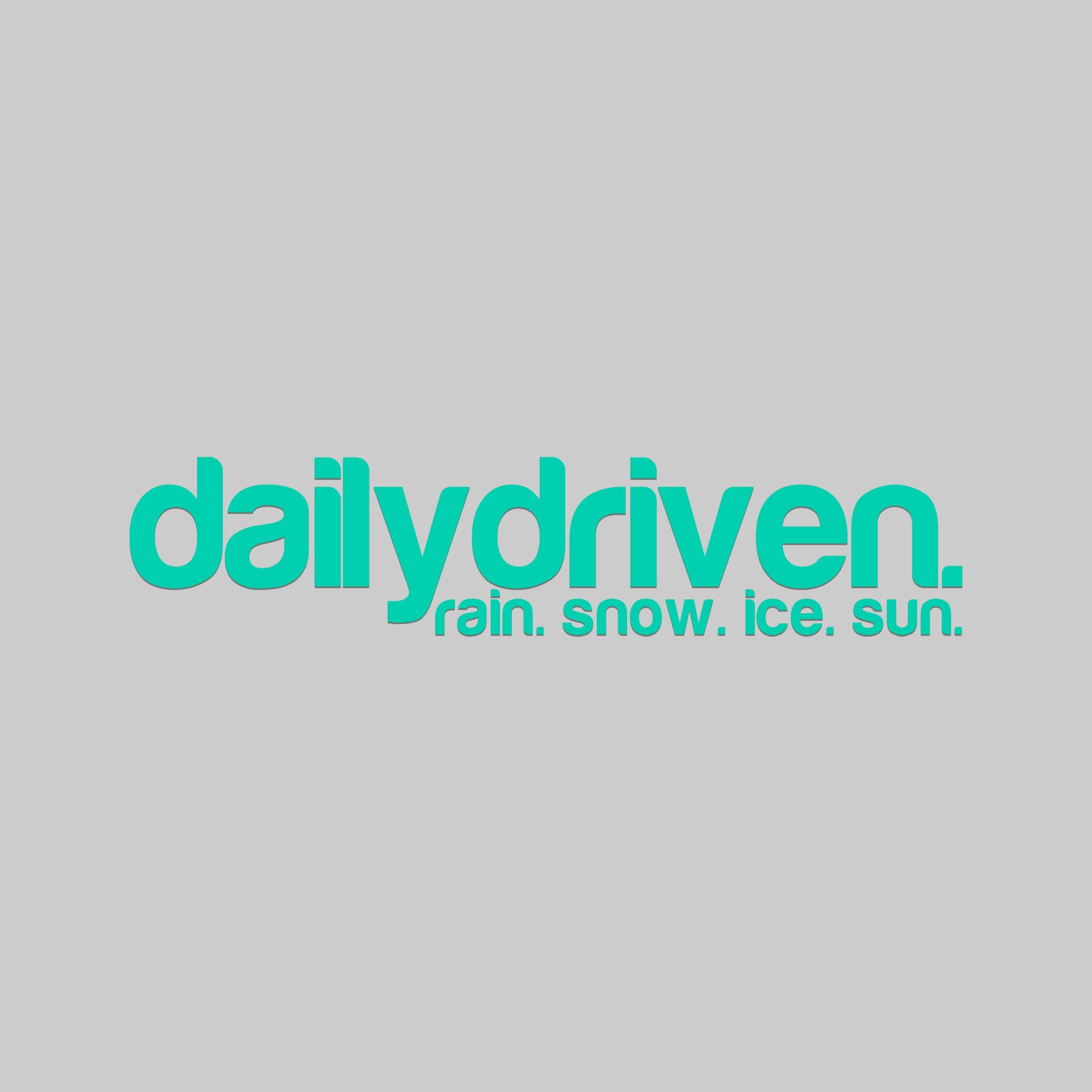 DailyDriven 8" Weather Die Cut Sticker