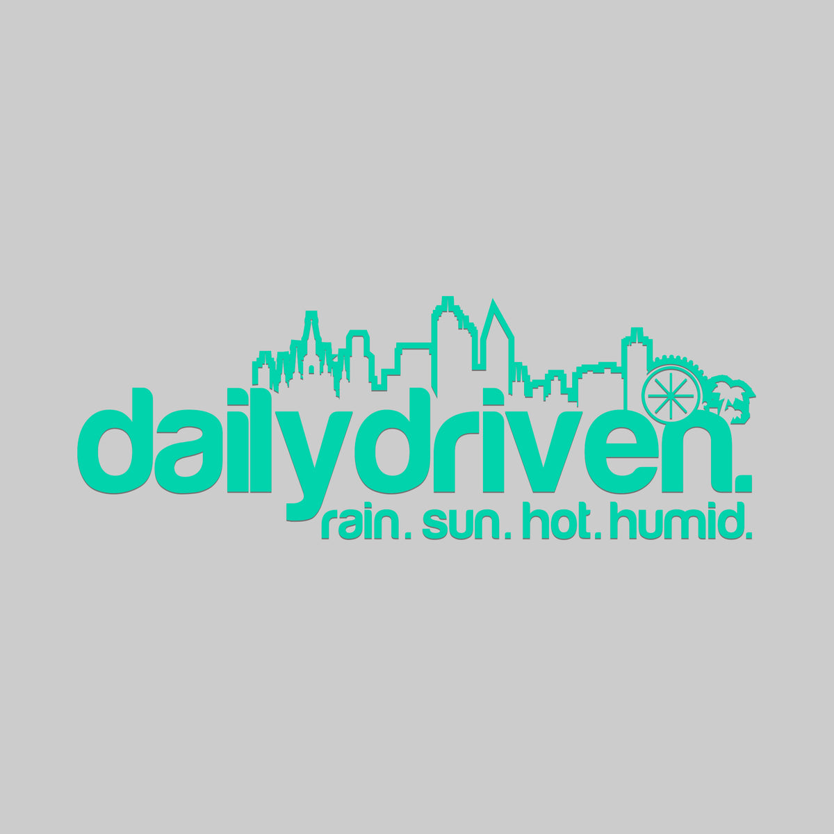 DailyDriven Orlando 8" Sticker