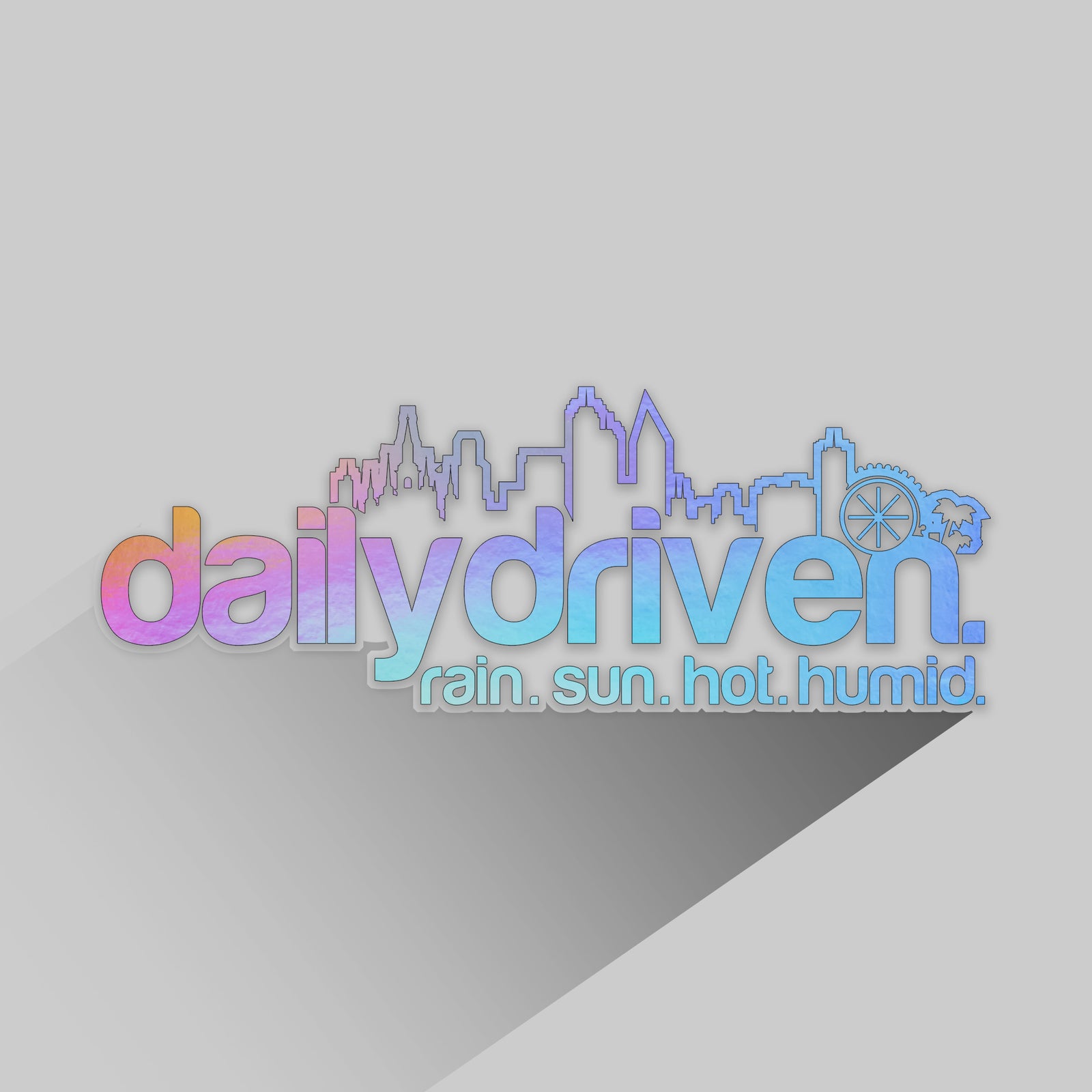 DailyDriven Orlando 8" Sticker