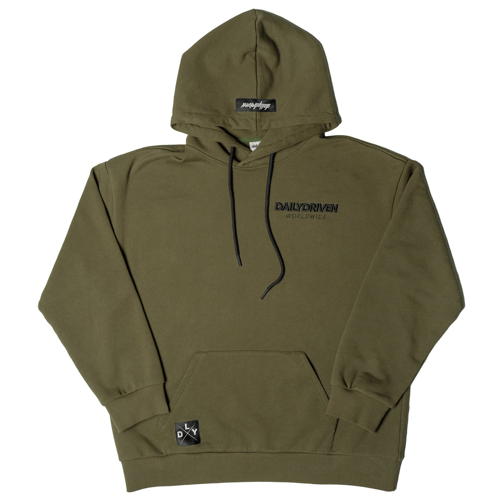 DailyDriven Oversized Olive Hoodie