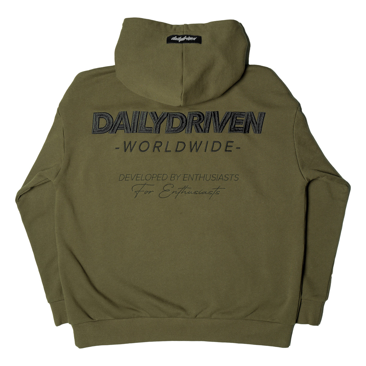 DailyDriven Oversized Olive Hoodie