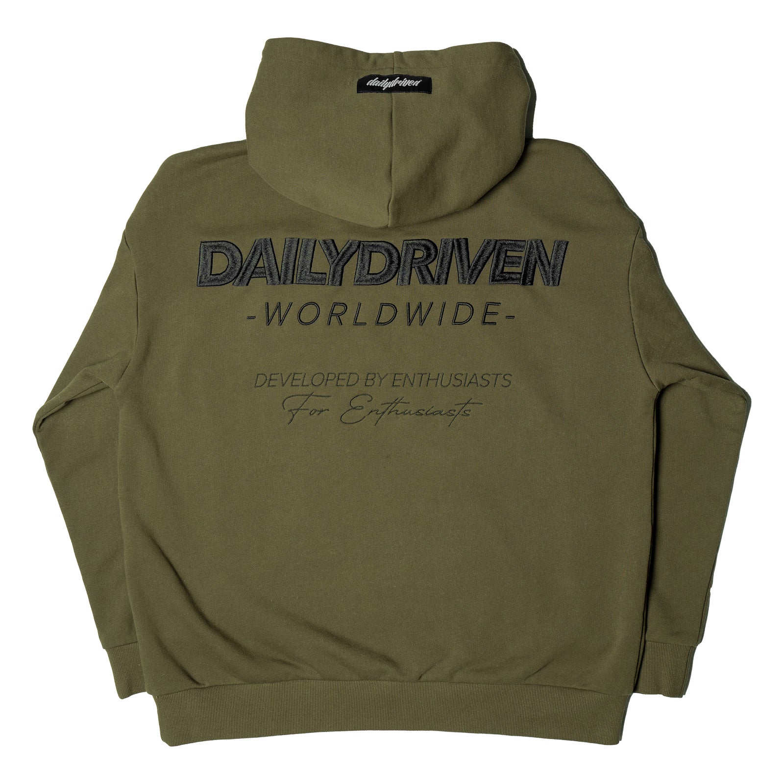 DailyDriven Oversized Olive Hoodie