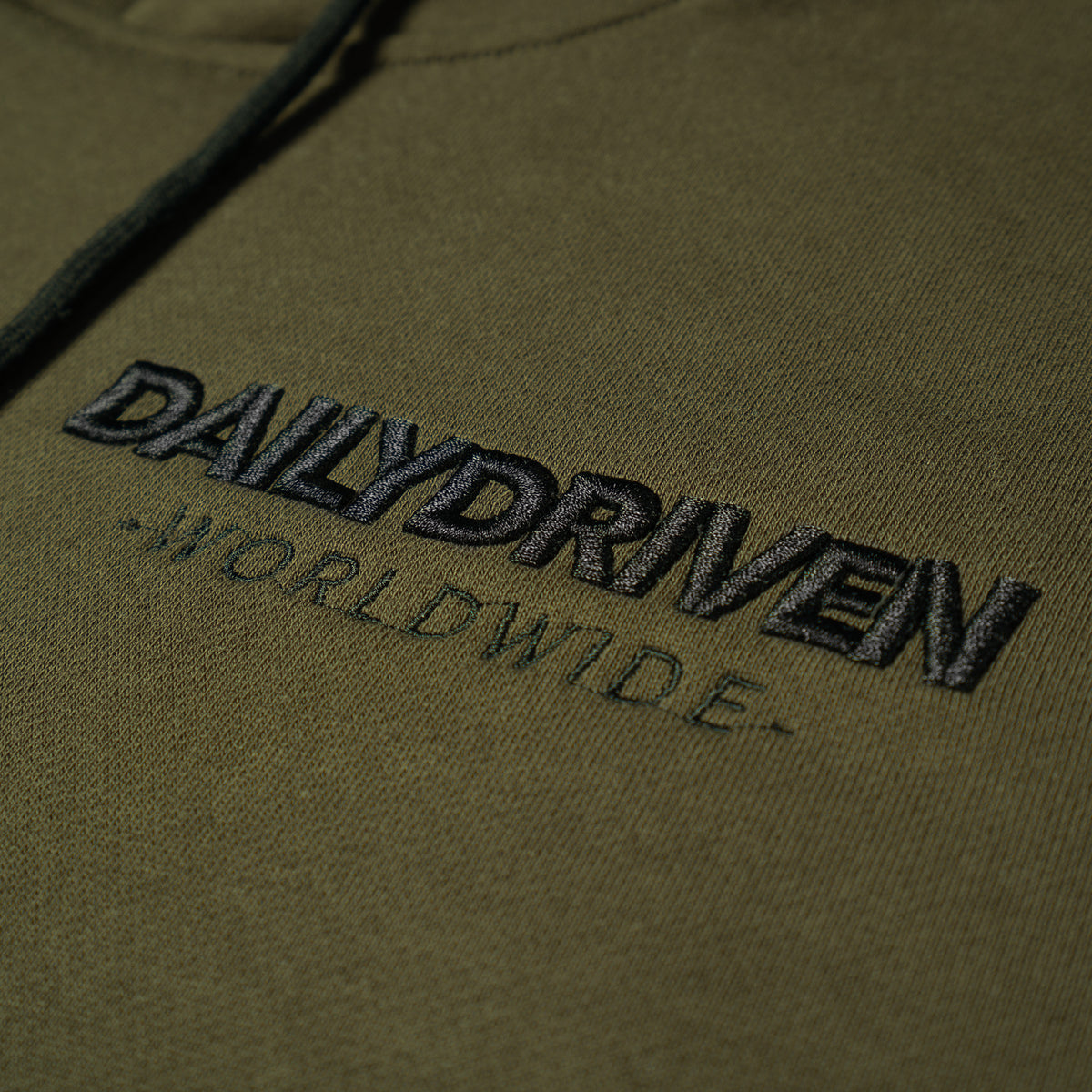 DailyDriven Oversized Olive Hoodie