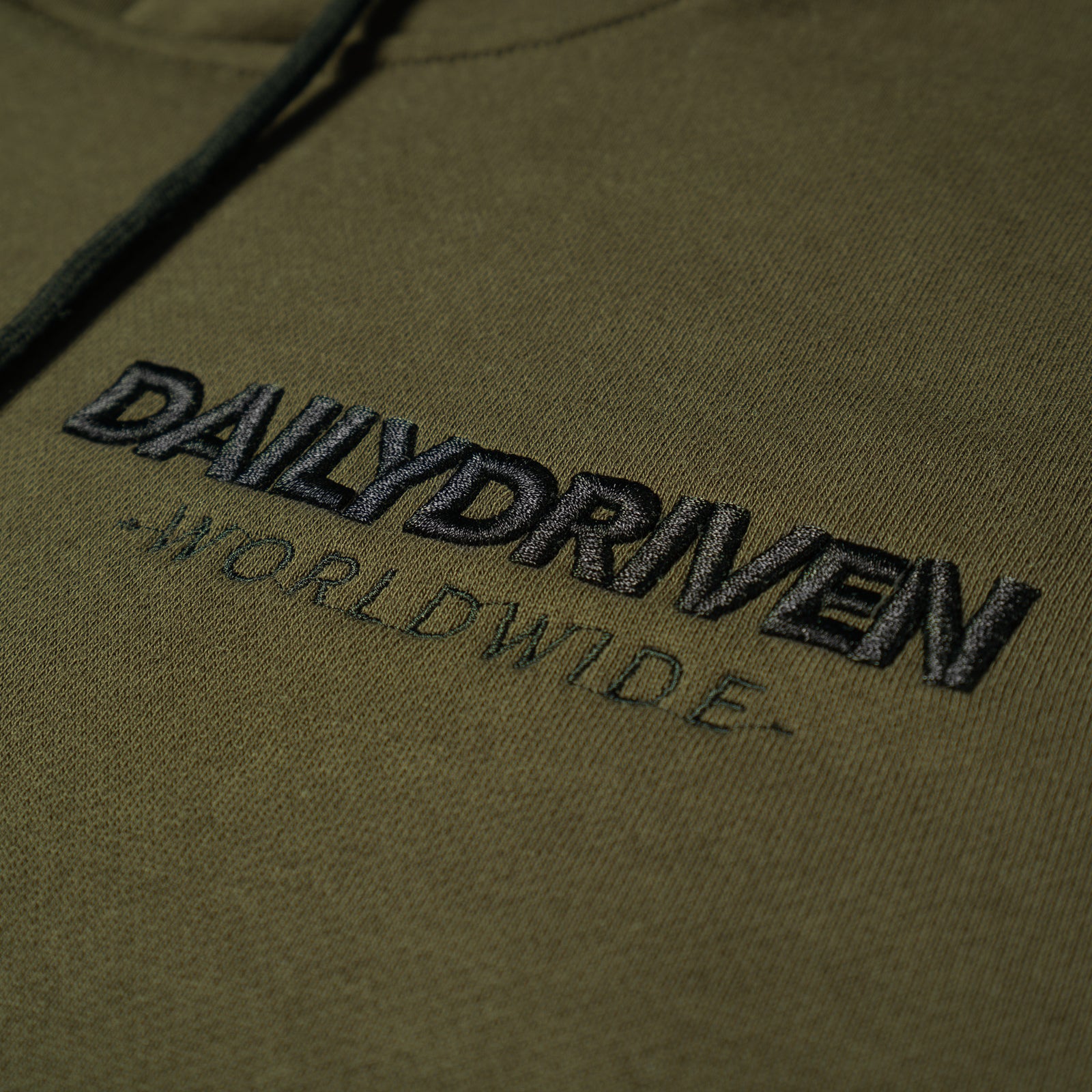 DailyDriven Oversized Olive Hoodie