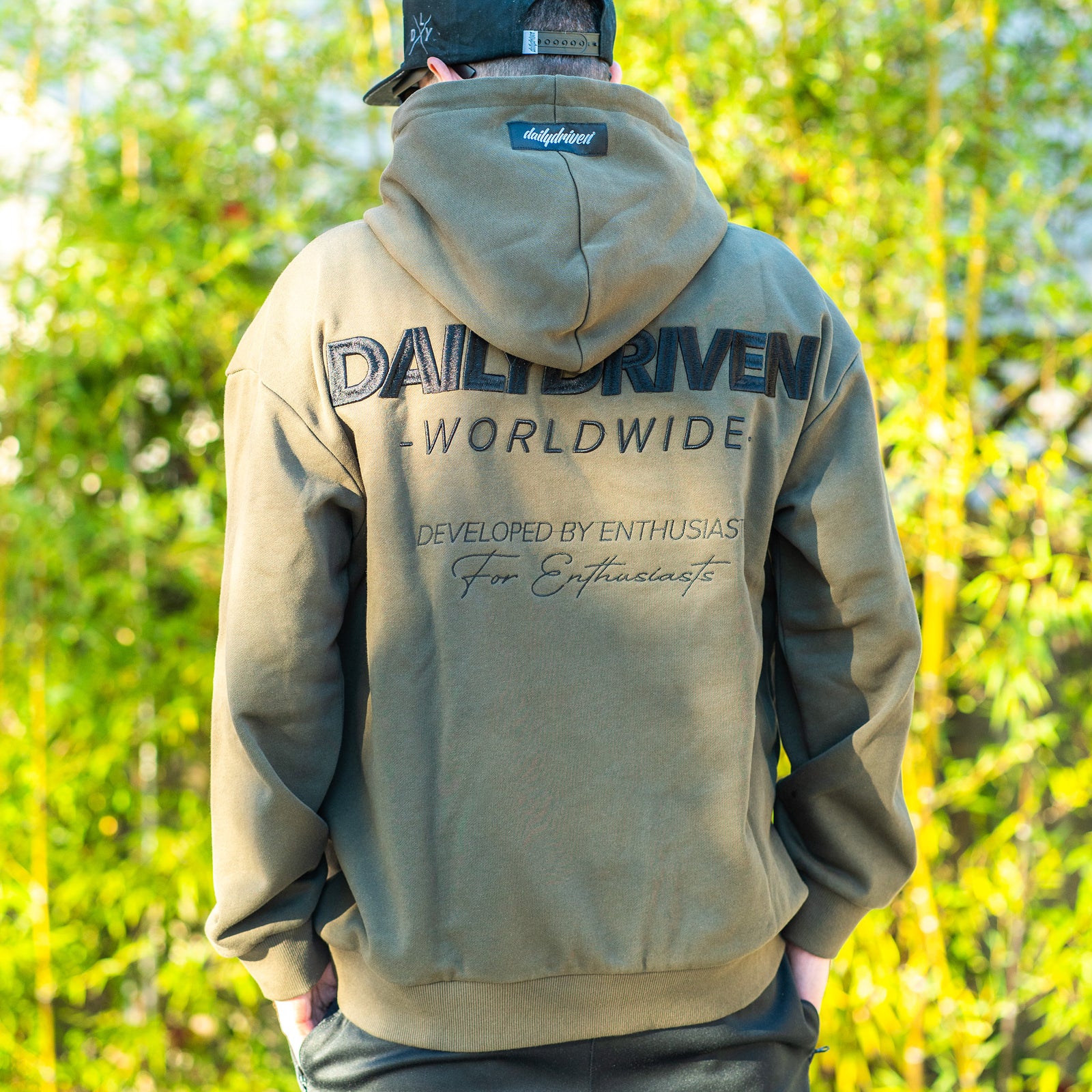 DailyDriven Oversized Olive Hoodie