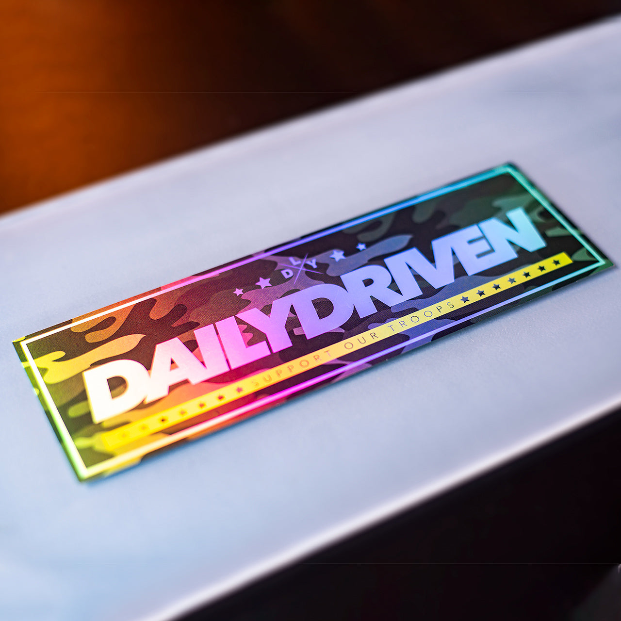 DailyDriven Support Troops Charity Sticker