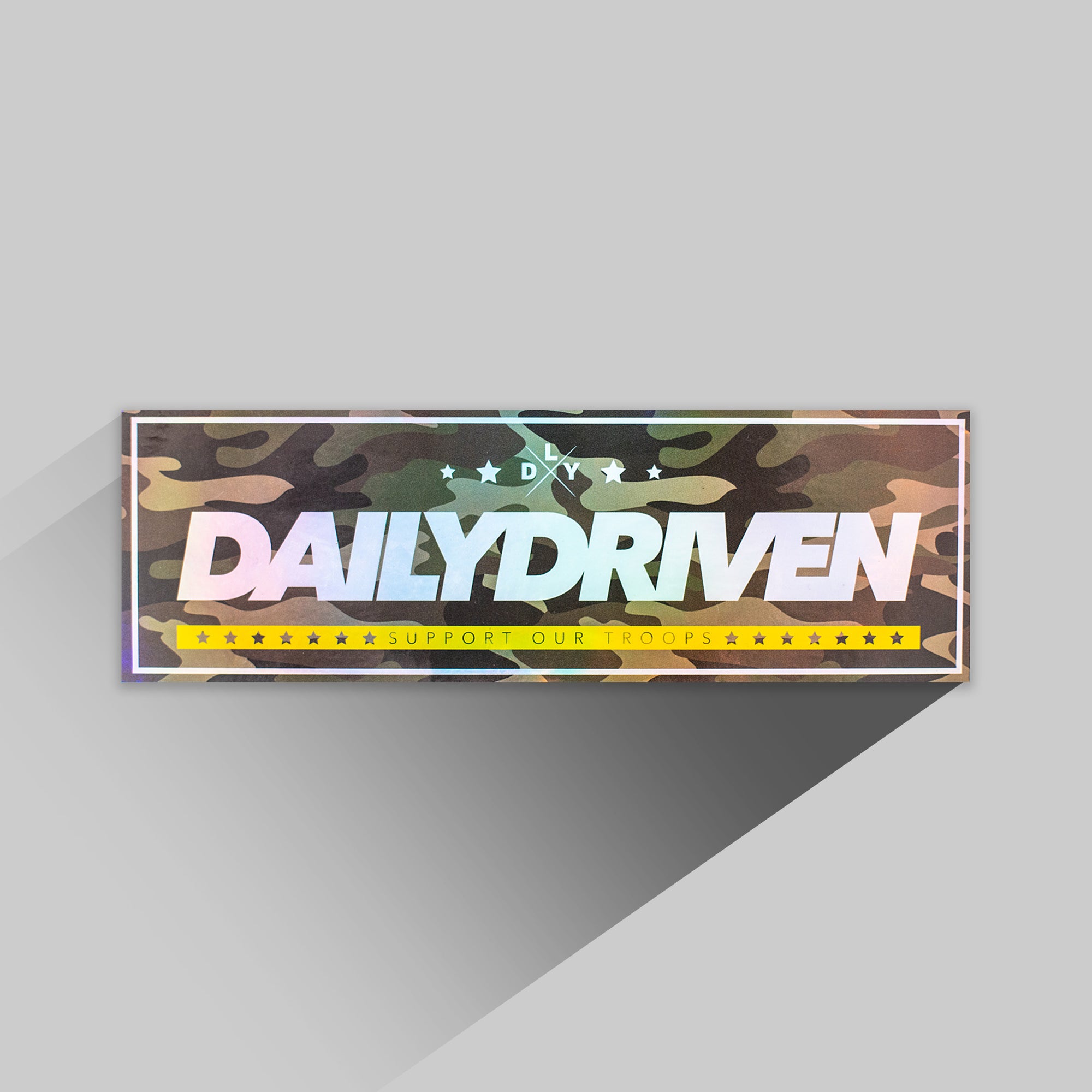 DailyDriven Support Troops Charity Sticker