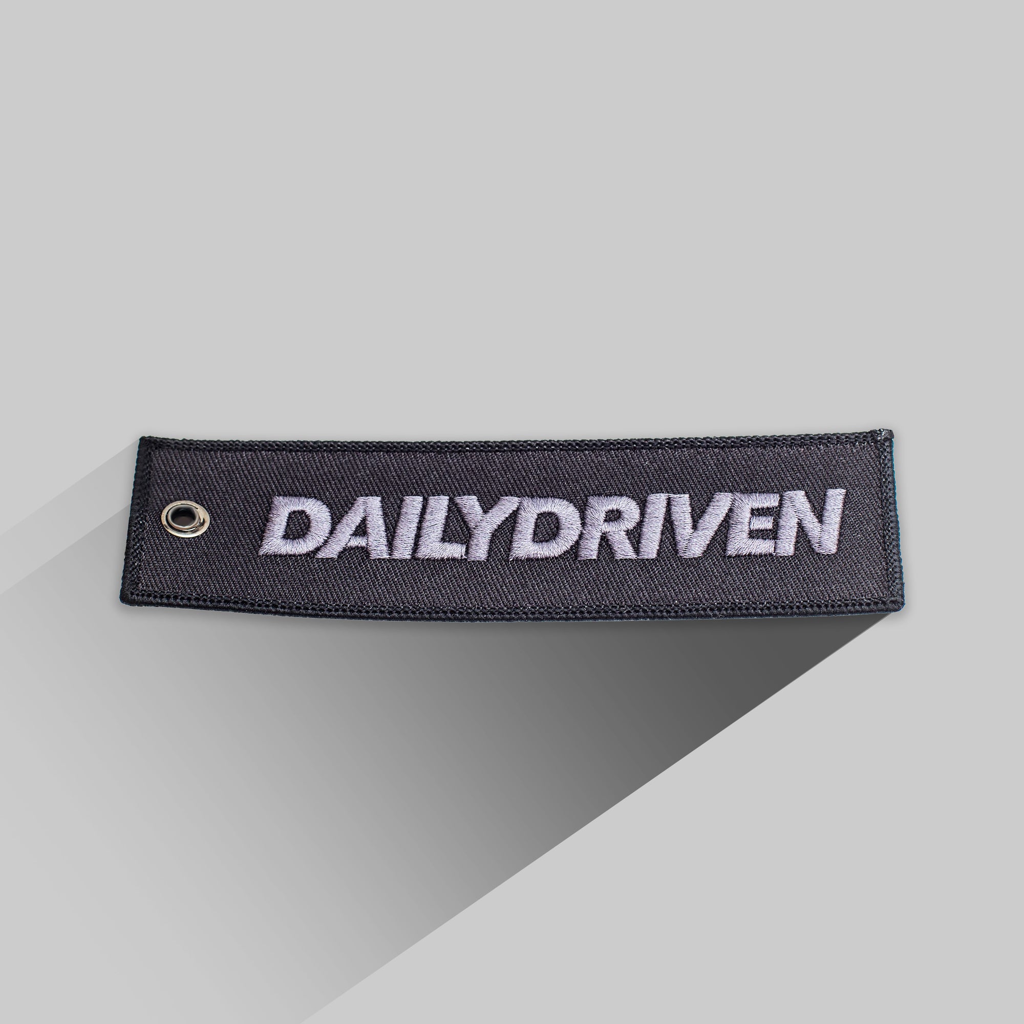 DailyDriven Woven Black Keychain