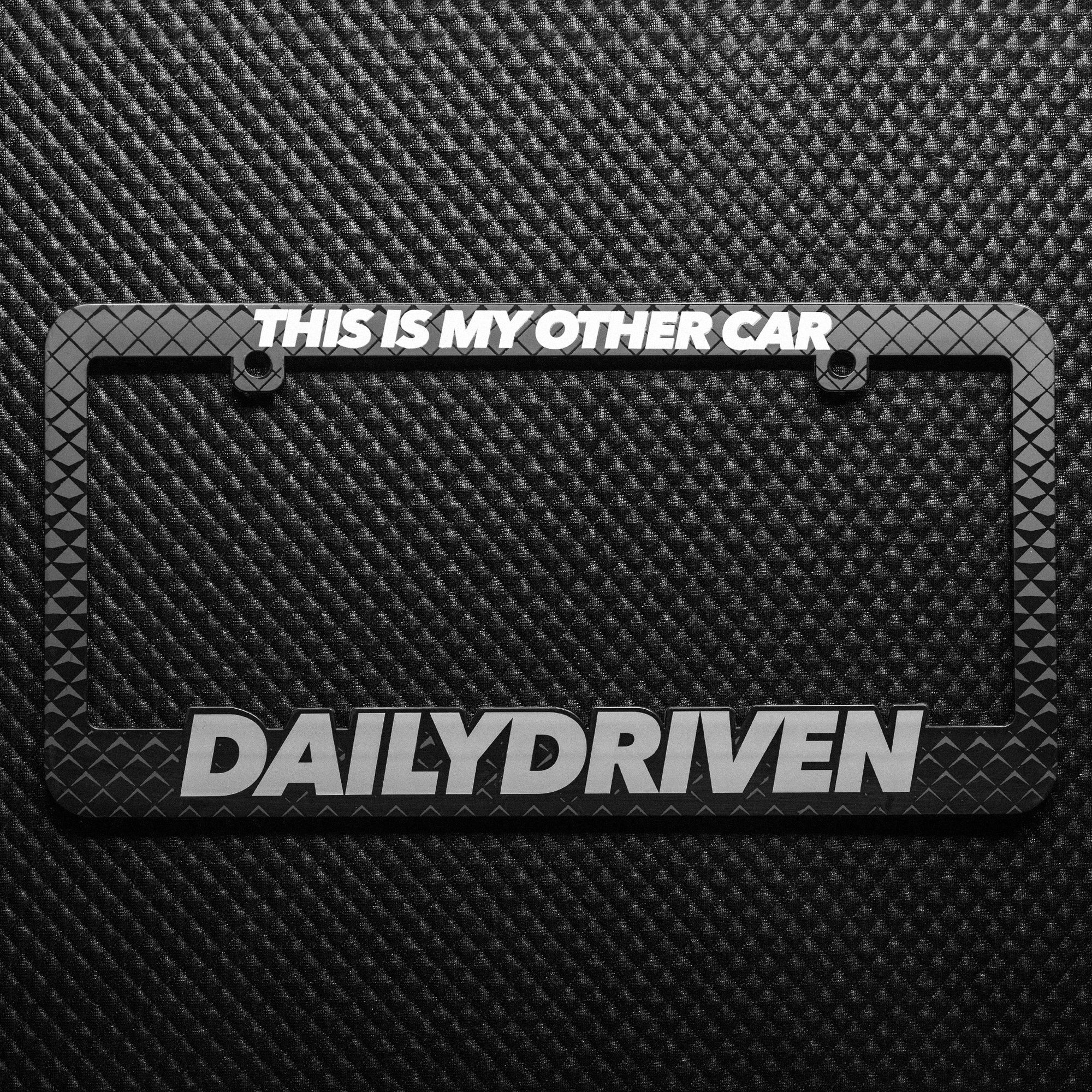 dailydriven license plate frame